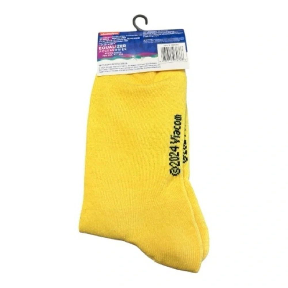 🆕 Nickelodeon Yellow SpongeBob Socks